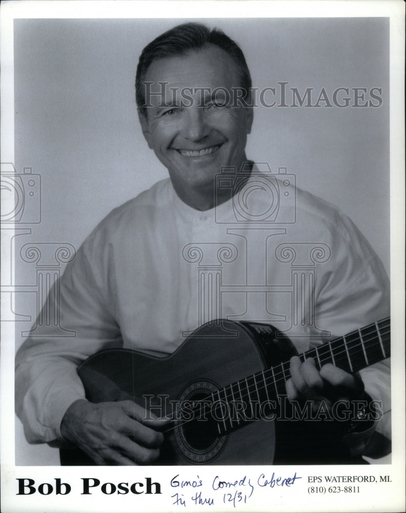 1995, Bob Posch entertainer comedian music - RRU61685 - Historic Images