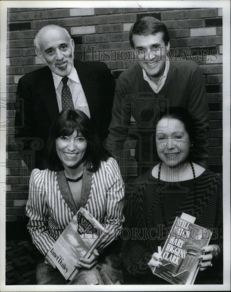 1984 Four authors pose books Fairlane - Historic Images