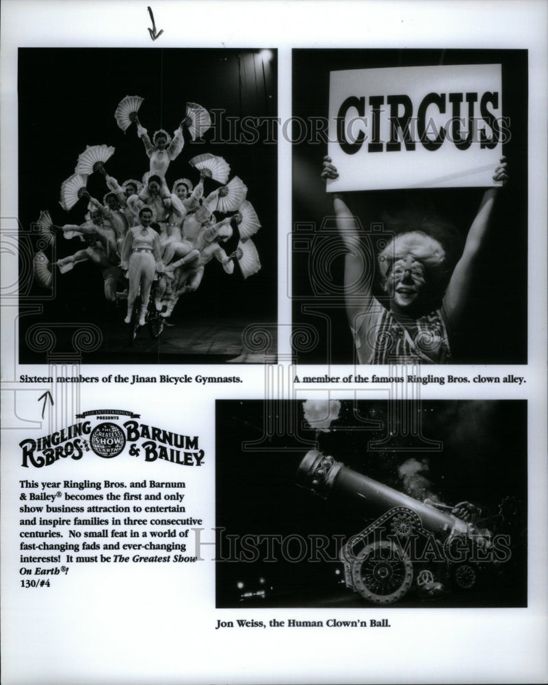 2001 Press Photo Ringling Barnum bros Bailey Show - RRU61769 - Historic Images