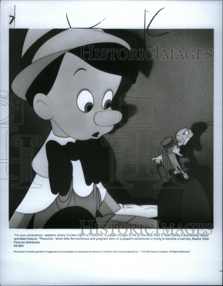 1993, Jimmy Cricket Blue Fairy Walt Disney - RRU61813 - Historic Images