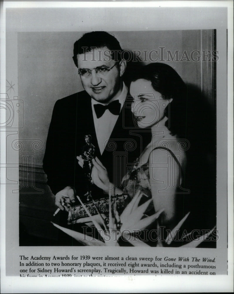 1981, David O Salznick Vivian Leigh Actress - RRU61863 - Historic Images