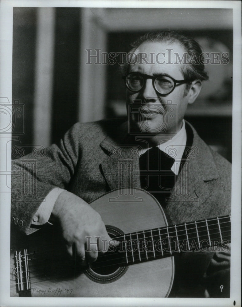 Press Photo Andres Segovia Classical Guitarist - RRU61871 - Historic Images