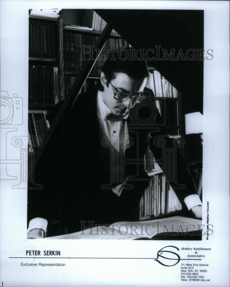 1991 Press Photo Peter Serkin Pianist - RRU62013 - Historic Images