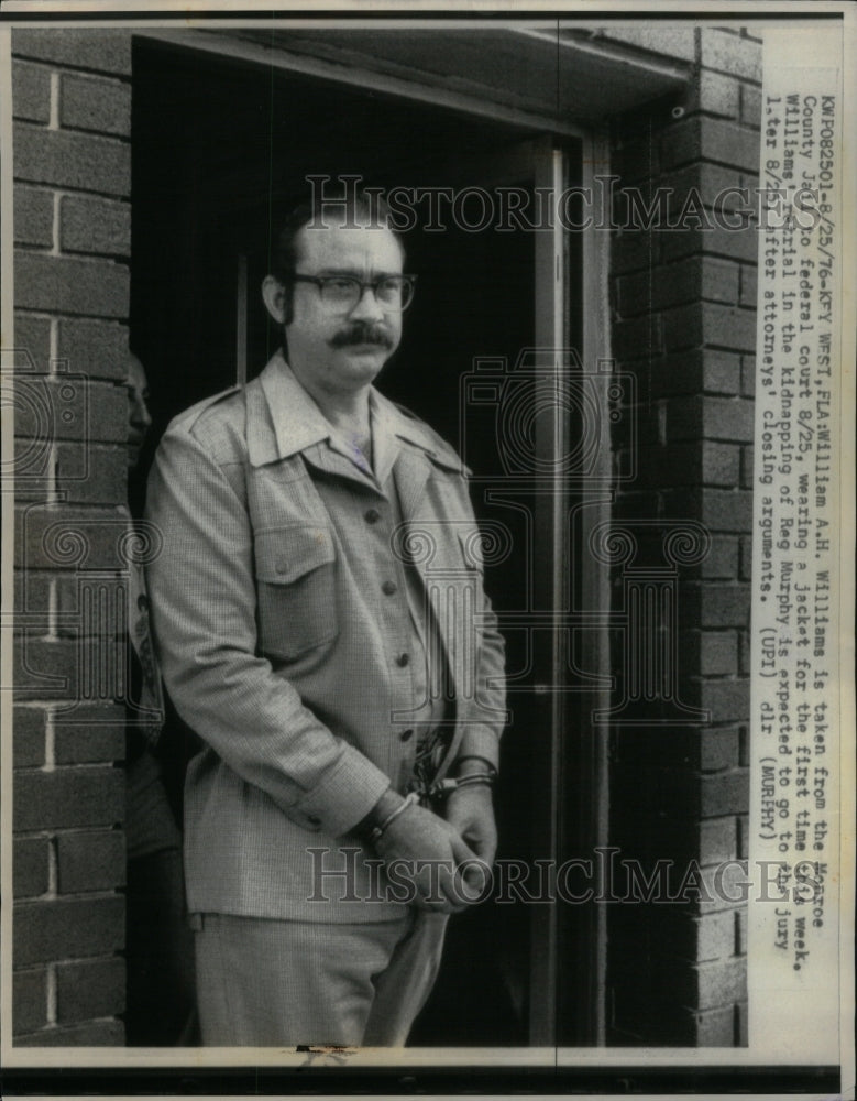 1976 Press Photo William Monroe County Jail Court Week - Historic Images