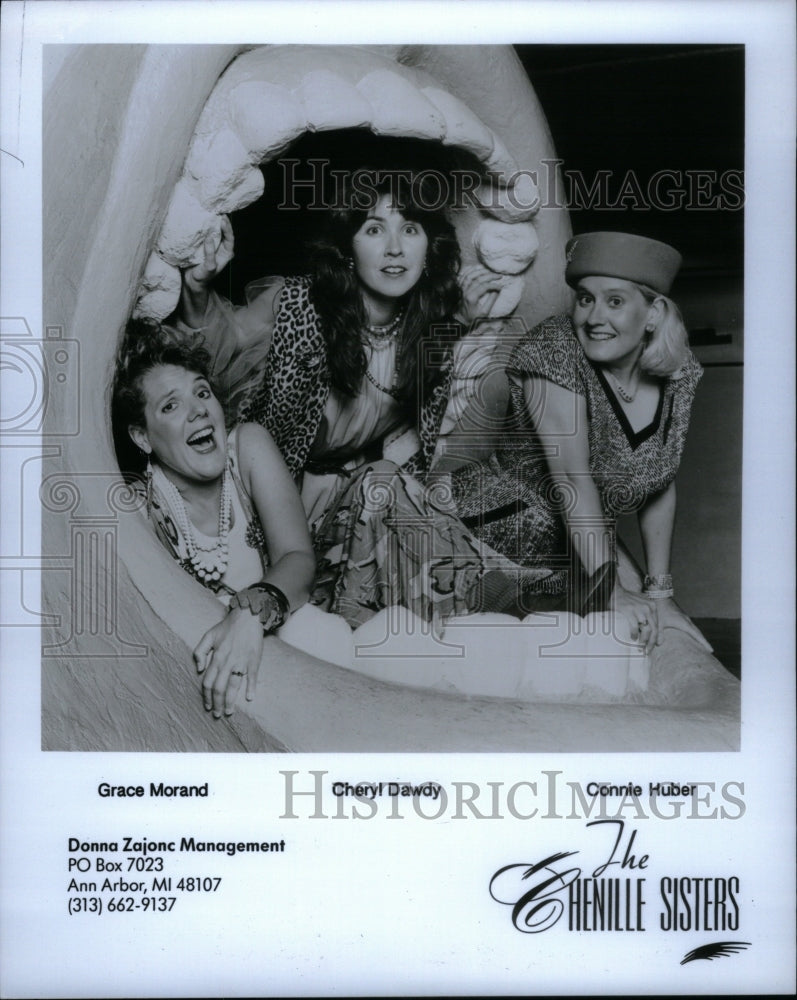 1989 Press Photo Chenille Sisters Connie Huber Cheryl - Historic Images