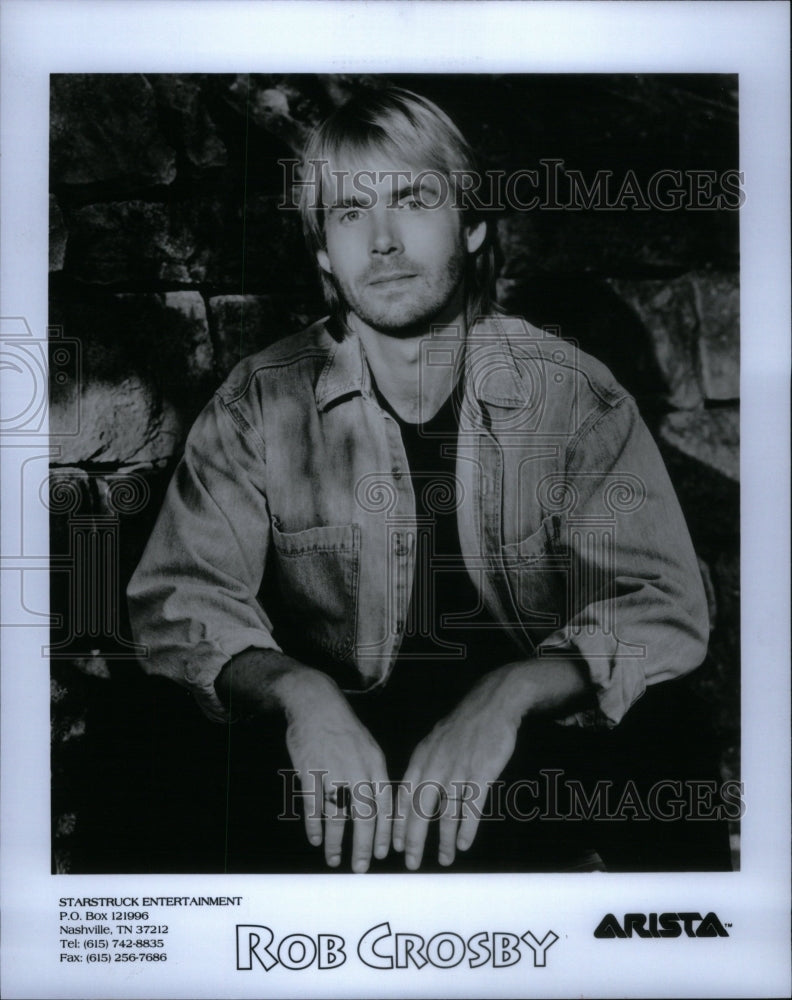 1993 Press Photo Rob Crosby America Music Artist Album - RRU62371 - Historic Images