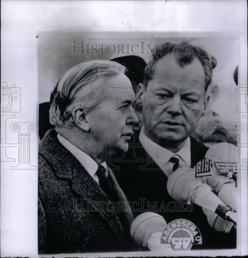 1965 Press Photo British Prime Minister Harold Wilson - RRU62641 - Historic Images