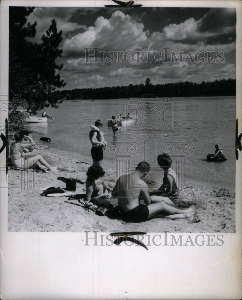 1969 Press Photo BEACH GEOLOGICAL LANDFORM - Historic Images