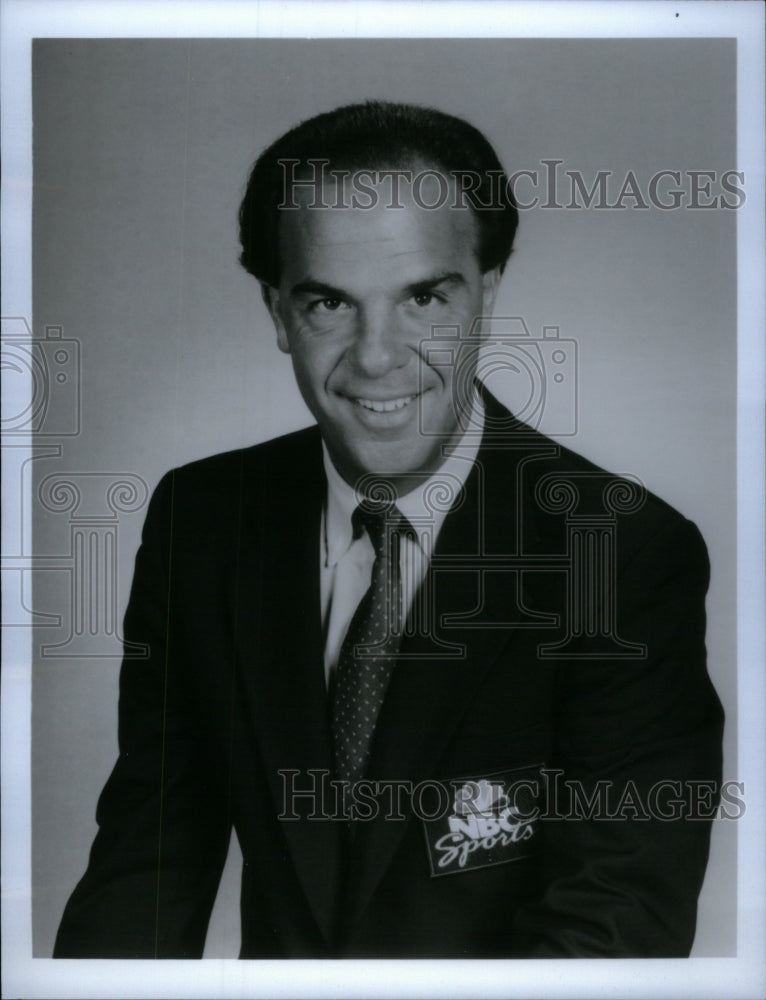 1990 Joel Meyer NFL Play NBC Sportscaster - Historic Images