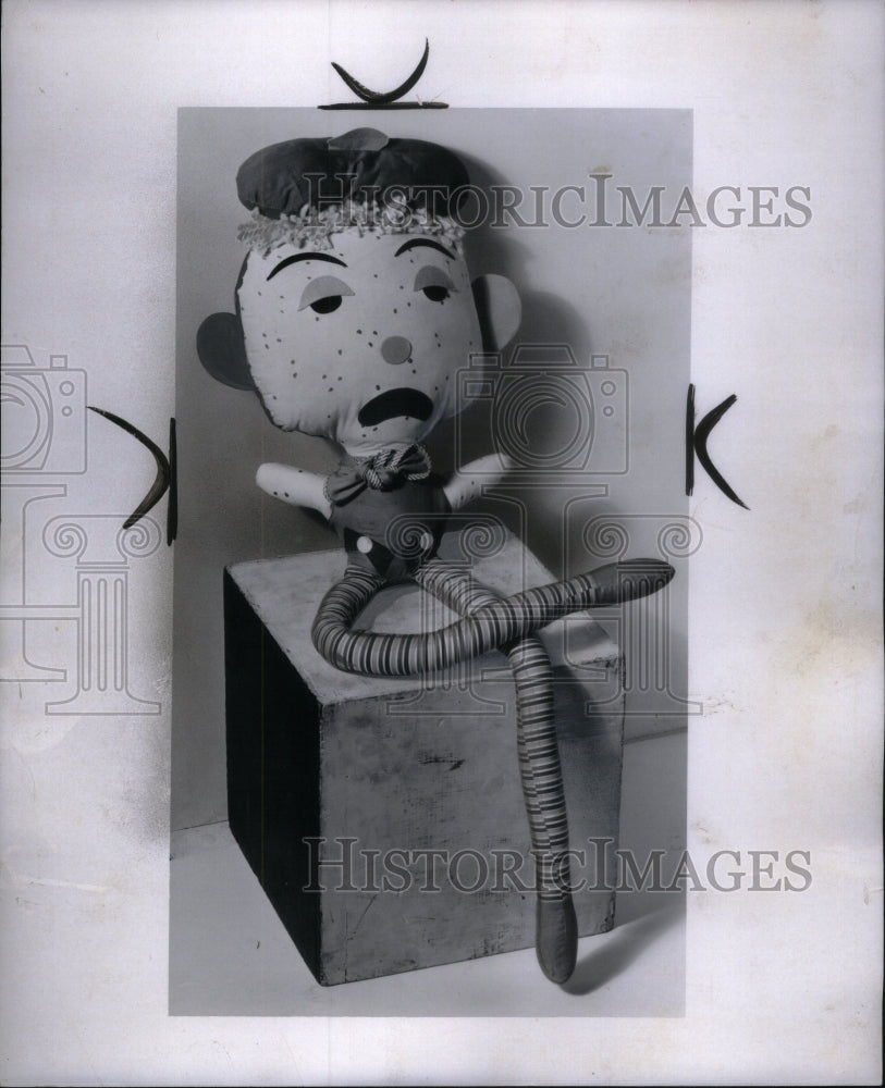 1957 Press Photo Rag Doll With Large Head - RRU63027 - Historic Images