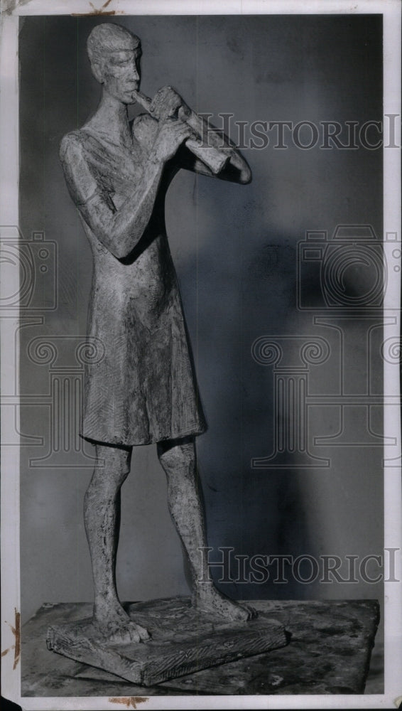 1954, Walter Midener&#39;s Sculpture - RRU63167 - Historic Images