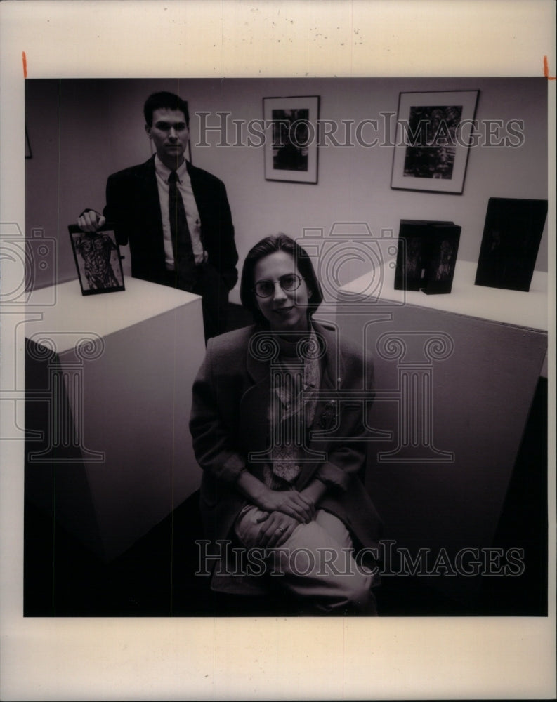 1995 Press Photo Clark and Schiebold of Mast Gallery - RRU63249 - Historic Images