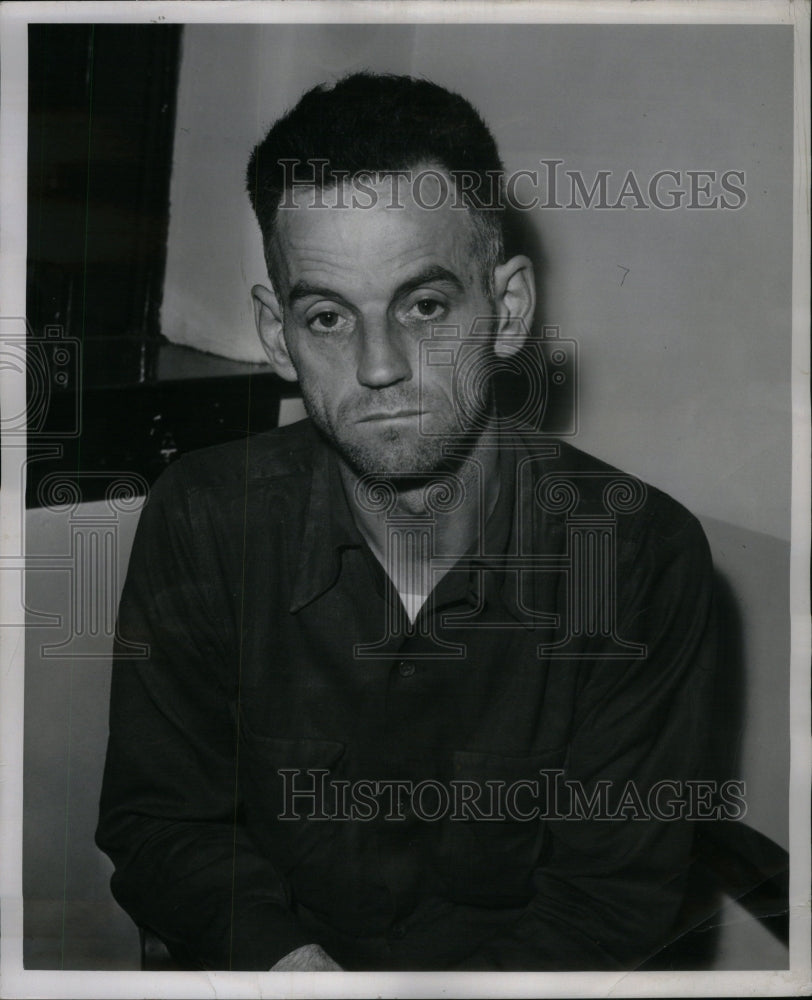 1949 Press Photo Cabby Murderer Suspect - Historic Images