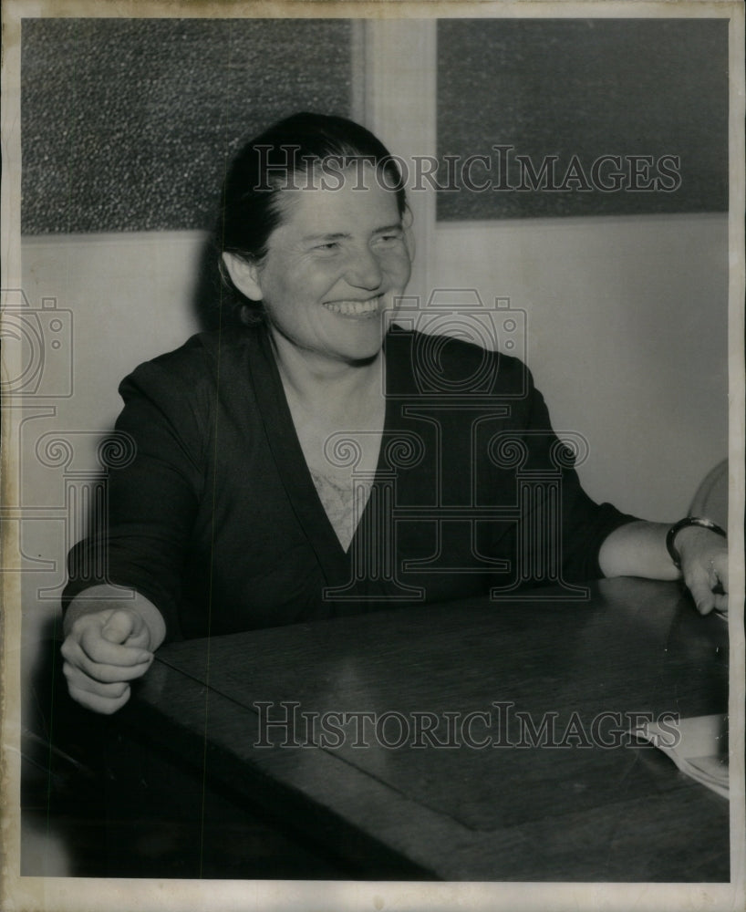 1957 Dr Irena Lawinska Polish professor  - Historic Images