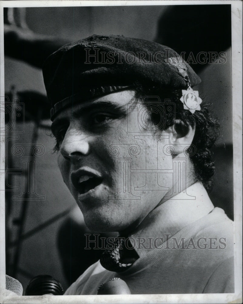 1981 Press Photo Curtis Sliwa, Guardian Angel Leader - RRU63987 - Historic Images