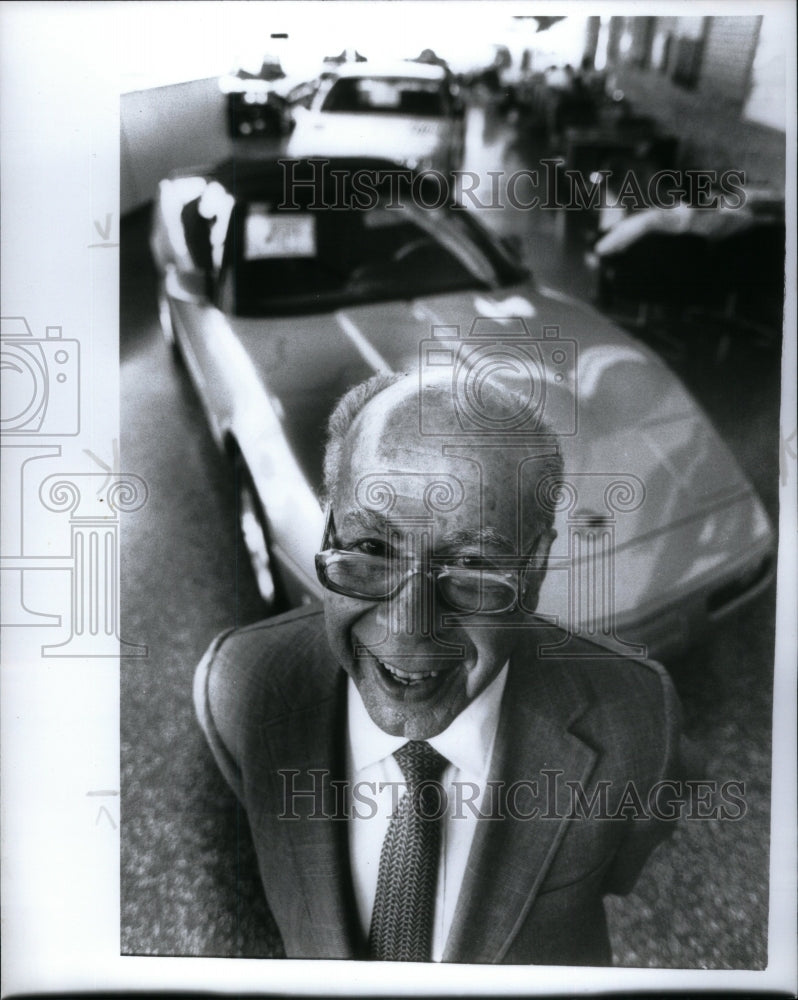 1991 Press Photo Joseph Slatkin,Detroit auto dealer - Historic Images