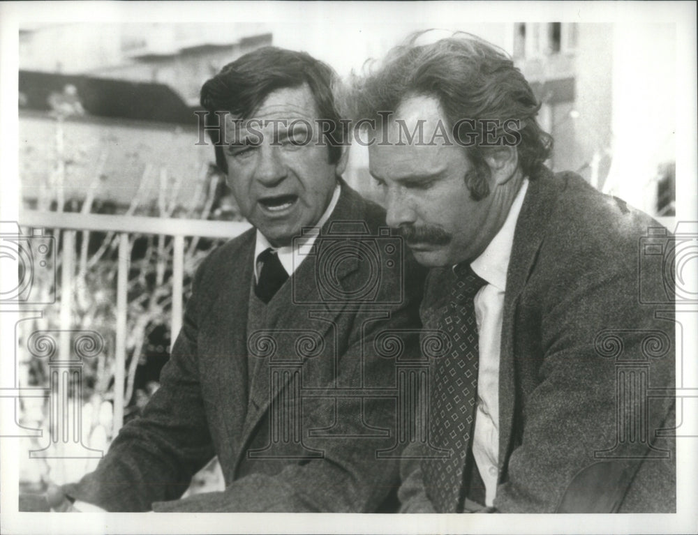 1975 Press Photo Walther Matthau Bruce Dern Laughing - RRU64563 - Historic Images