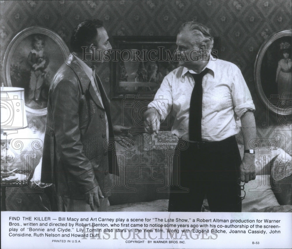 1978 Actors Billy Macy and Art Carney - Historic Images