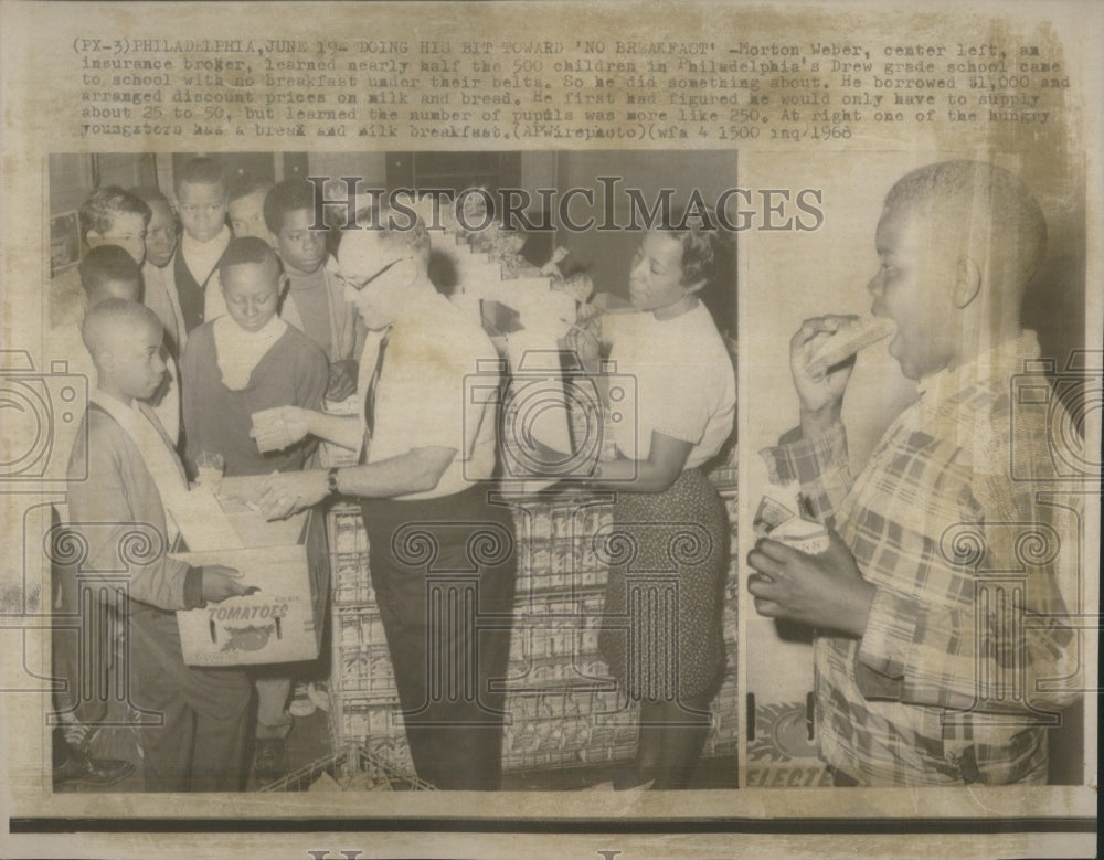 1968 Morton Weber School Breakfast-Historic Images