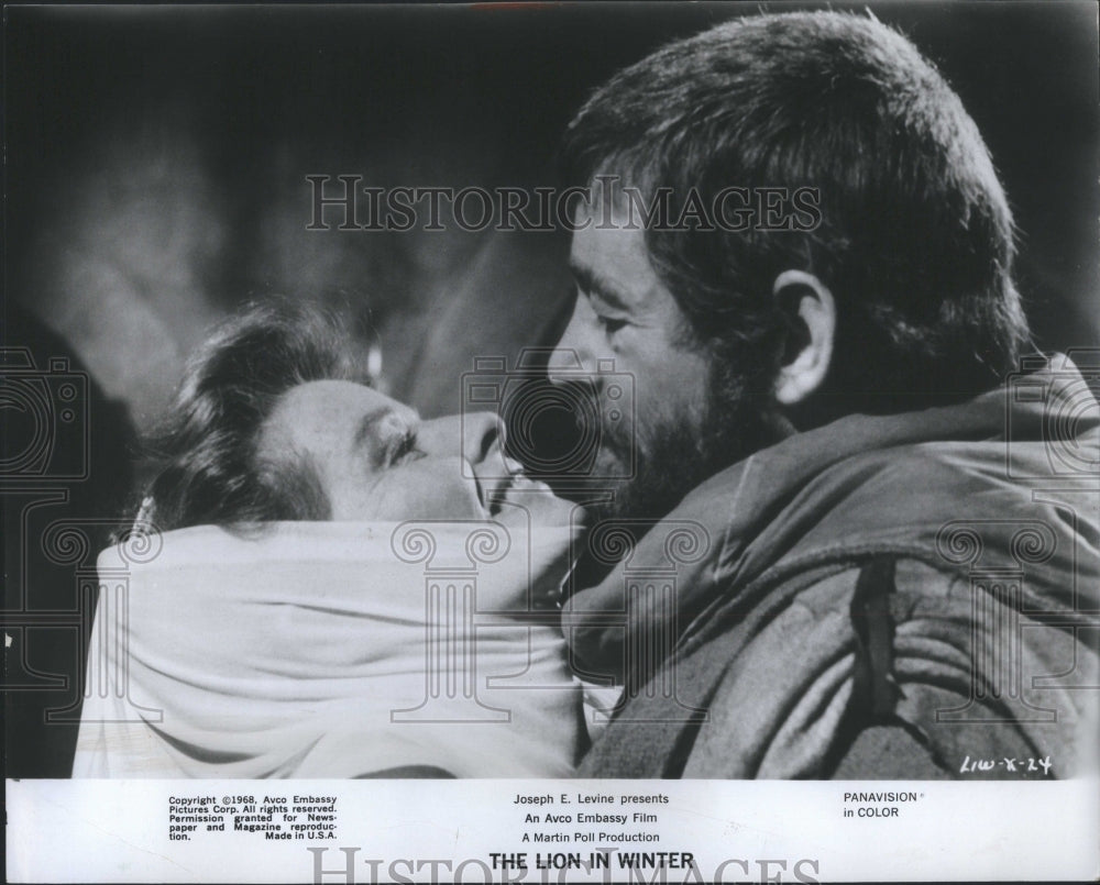 1969 Press Photo Katherine Hepburn Peter O&#39;Toole Actor - RRU64853 - Historic Images