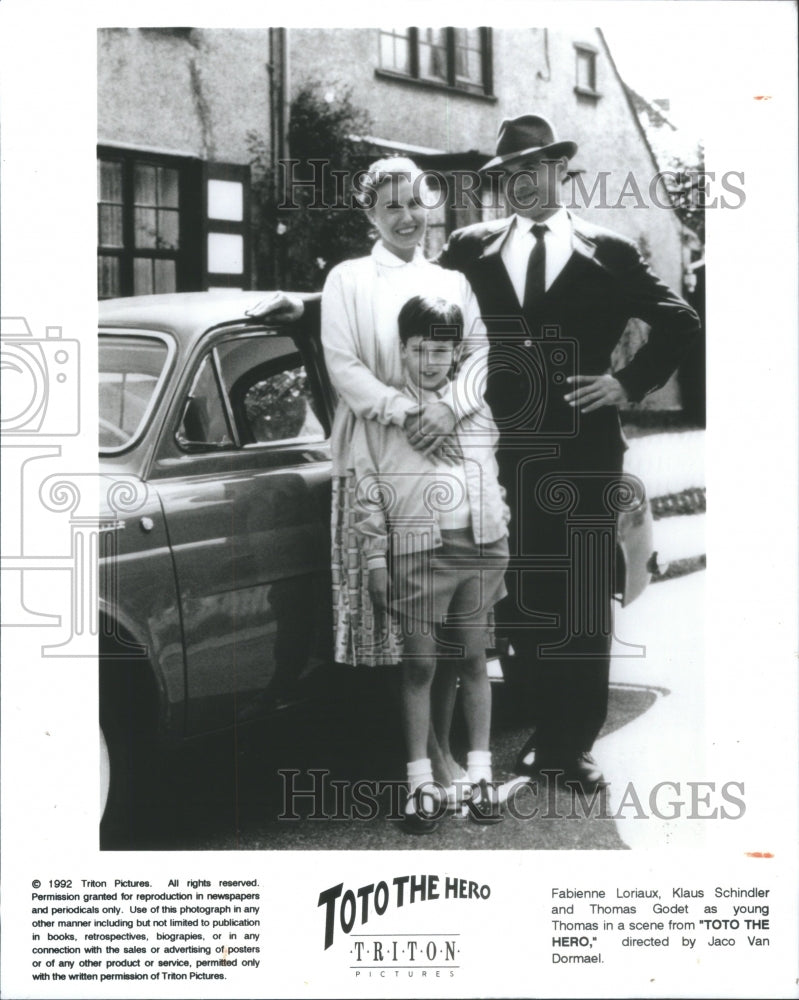 1992 Press Photo Actors in Toto The Hero - Historic Images