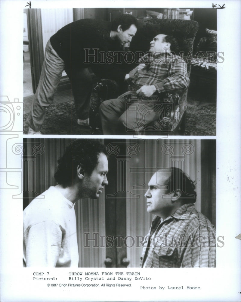 1989 Billy Crystal Danny DeVito Throw Momma - Historic Images