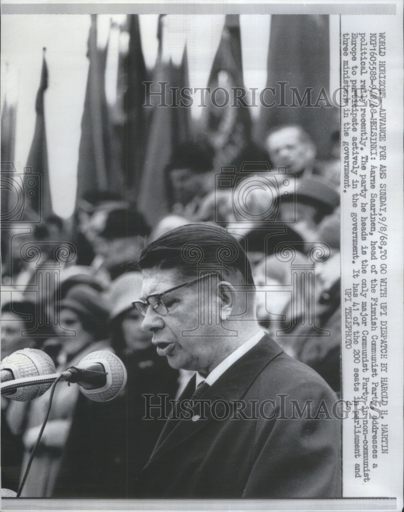 1978 Aarne Saarinen Finnish Communist Party-Historic Images