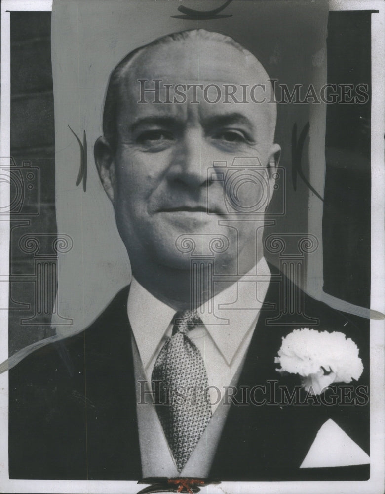 1956, Detective Herbert Hannam Scotland Yard - RRU65209 - Historic Images