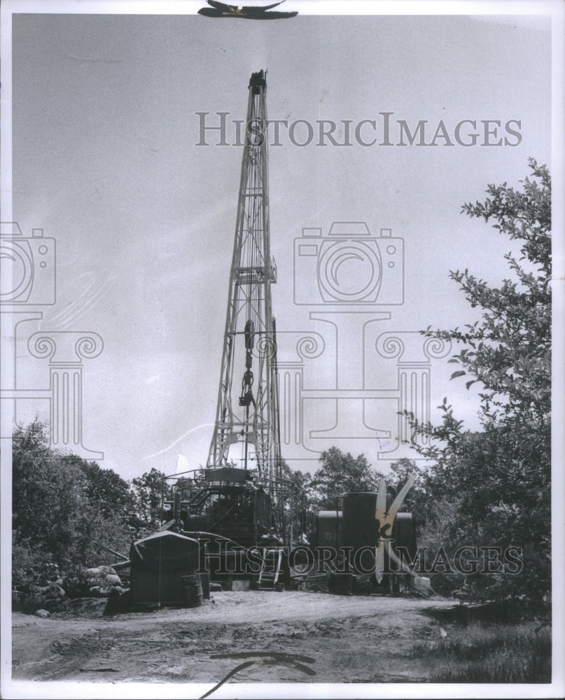 1959, Drilling for Oil Albion, Michigan - RRU65349 - Historic Images