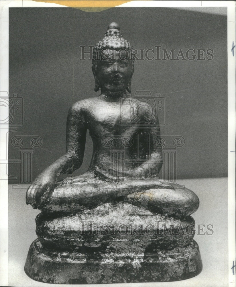 1978 Staute Budha Old Sunday Maxwell Market - Historic Images