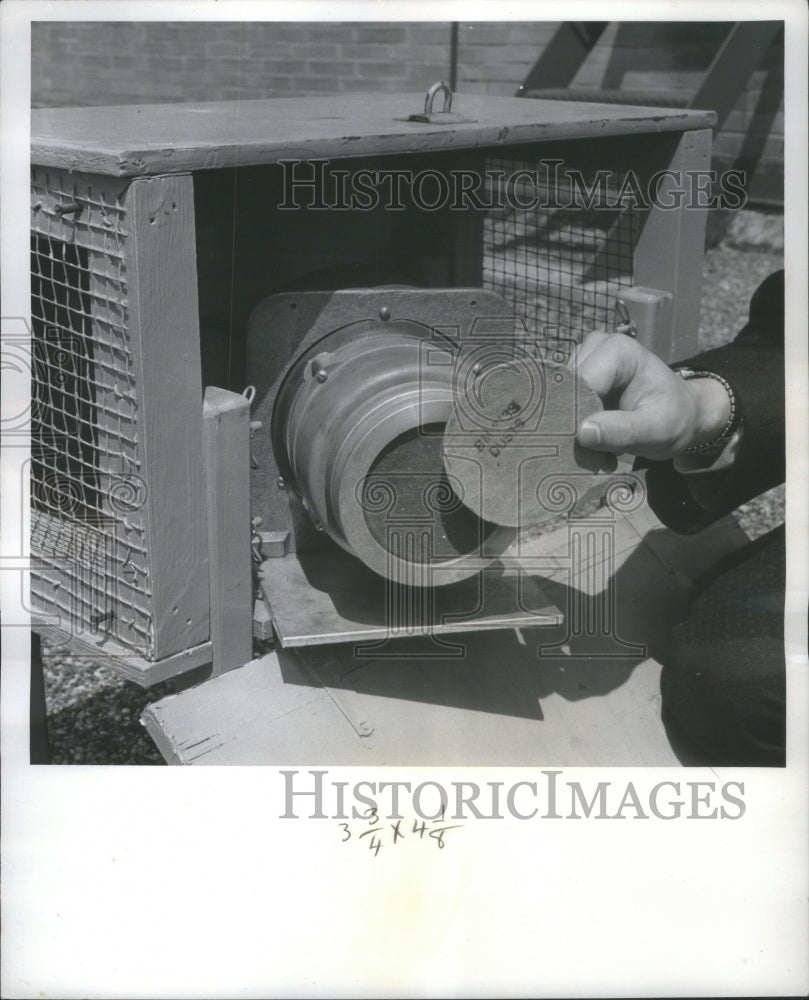 1960 Press Photo System Air Filter Pollution Data Level - Historic Images