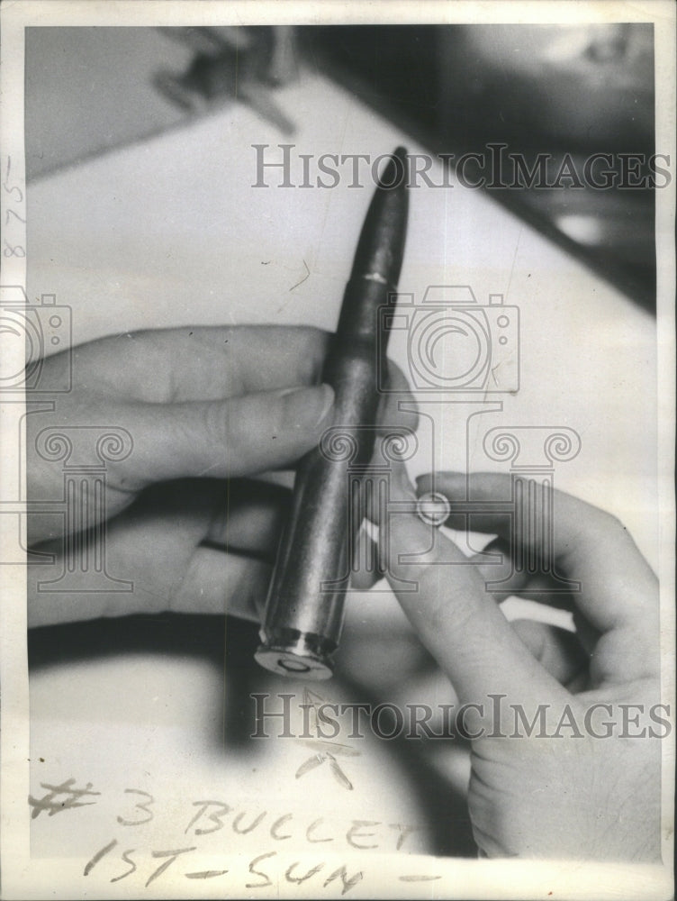 1943 50 Caliber Bullet Gun Weapon Primer - Historic Images