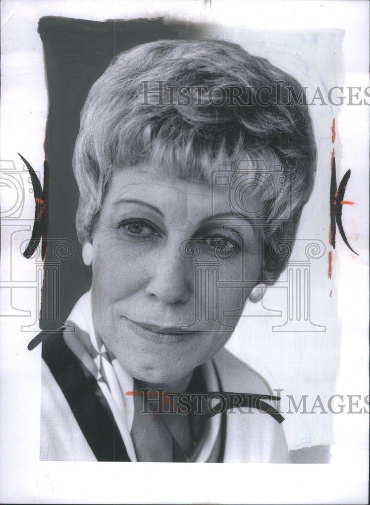 1969 Ferdinand Hauslein Wife Headshot - Historic Images