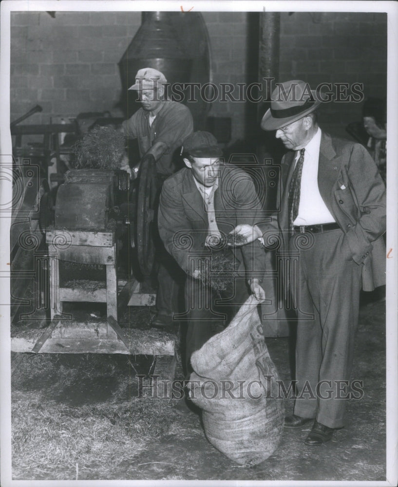 1950 Press Photo Grass Hiram Godwin - Historic Images