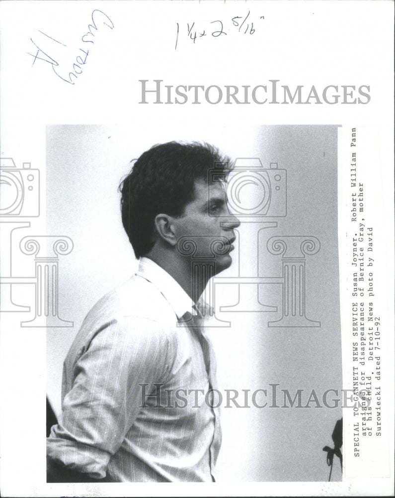 1992 Press Photo Special Robert William Pann Child - RRU65751 - Historic Images