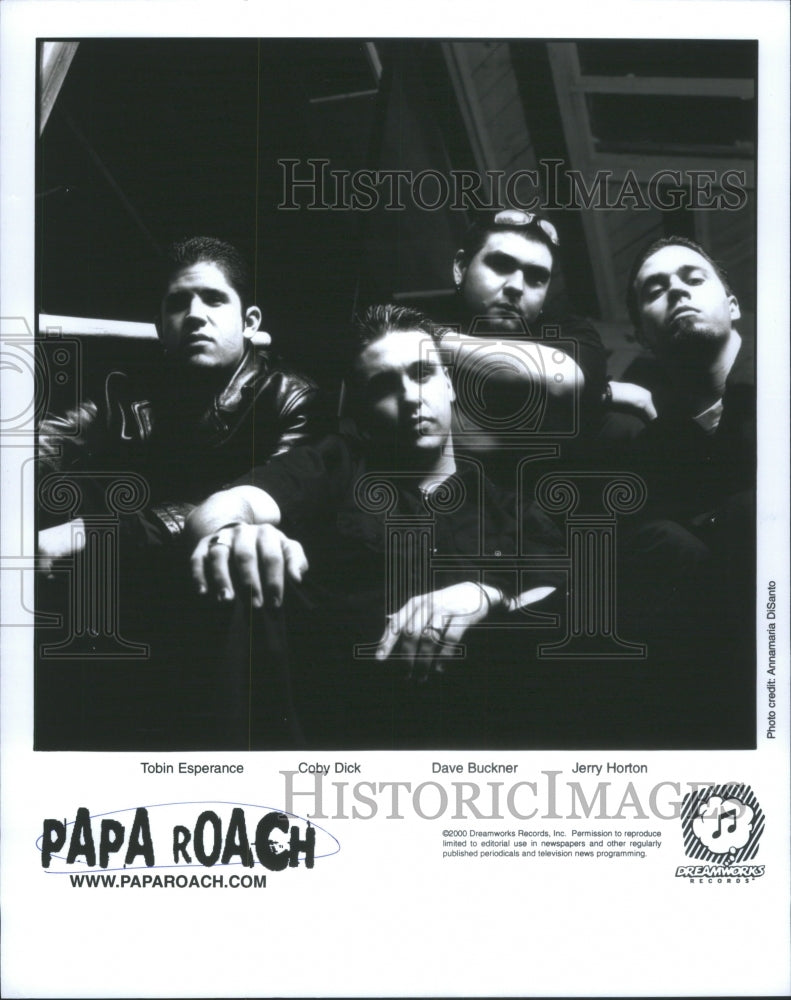 Press Photo Papa Roach Tobin Esperance Rock Band - RRU65755 - Historic Images