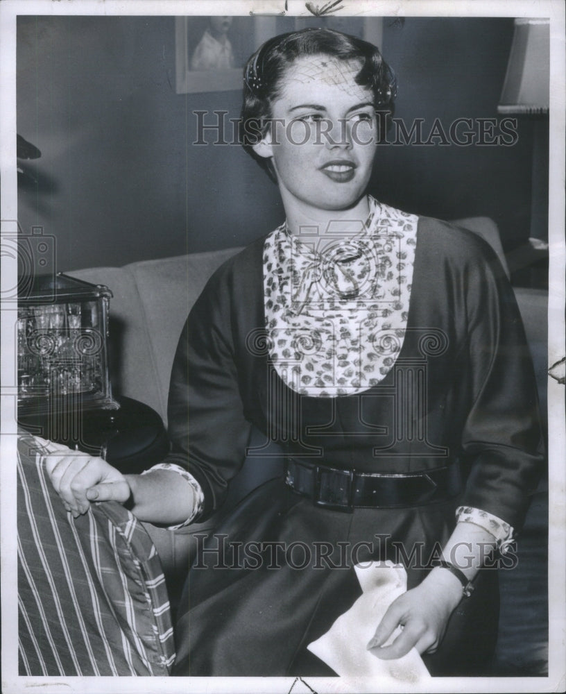 1954 Press Photo Ann Sherer - Historic Images