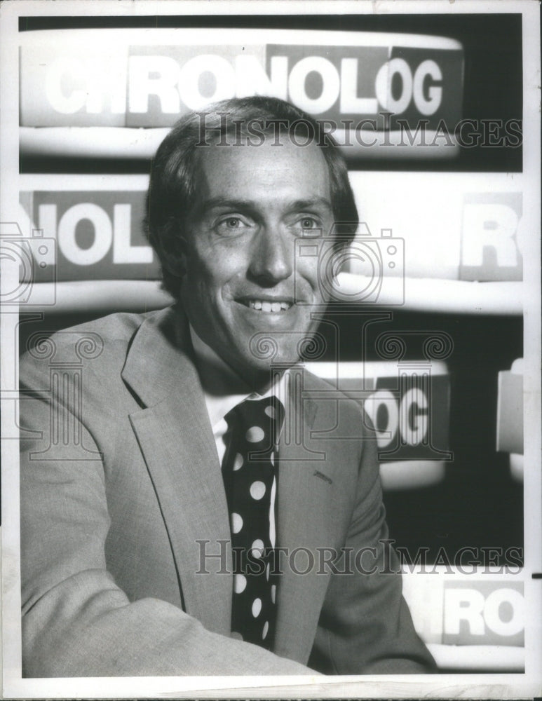 1981 Press Photo Garrick Utley (Newsman) - Historic Images