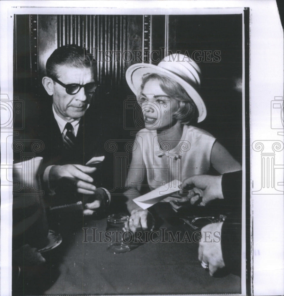 1965 Carole Tyler Secretary to Bobby Baker  - Historic Images