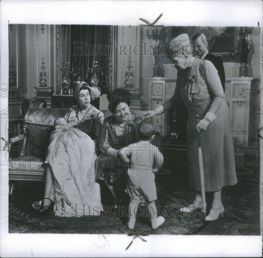 1950 Princess Anne Christening  - Historic Images