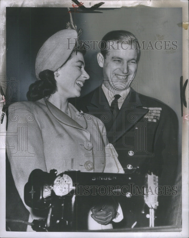 1951 Press Photo Princess Elizabeth &amp; Prince Philip - RRU66791 - Historic Images