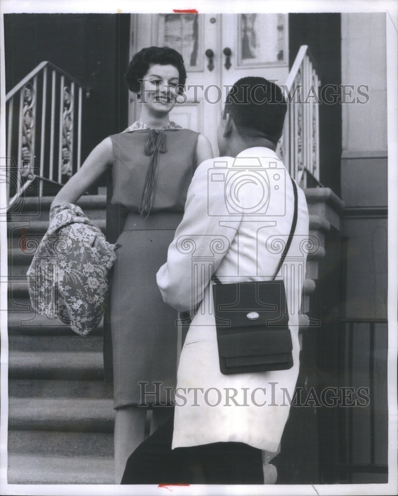 1958 His and Hers Handbags-Historic Images