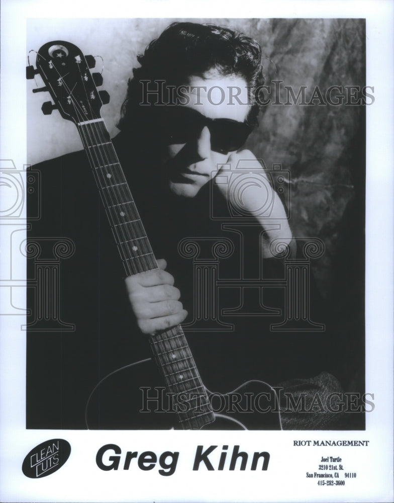 1995 Press Photo Greg Kihn American rock musician radio - Historic Images