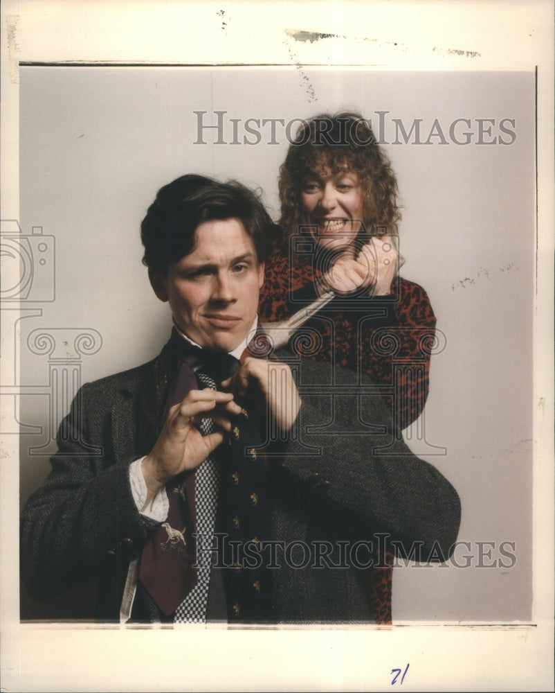 1989 Press Photo Actirs Wetzel and Schweyer - RRU67167 - Historic Images