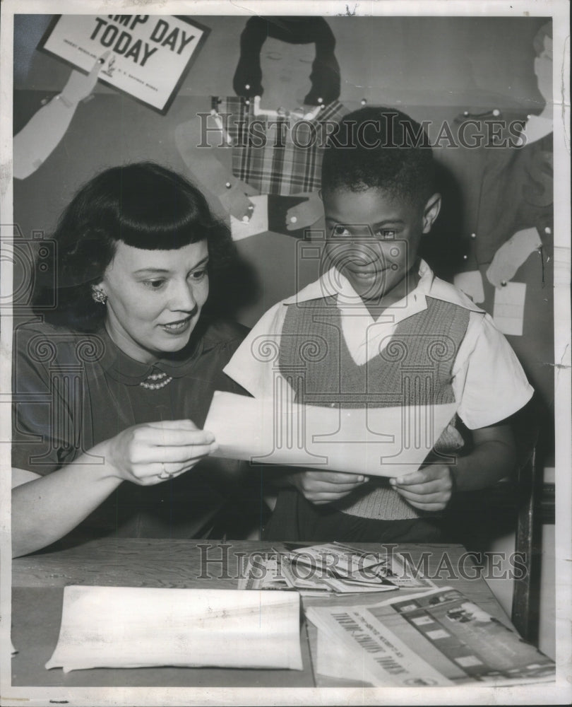 1951, Ruth Joan Whipple (Teacher) - RRU67191 - Historic Images