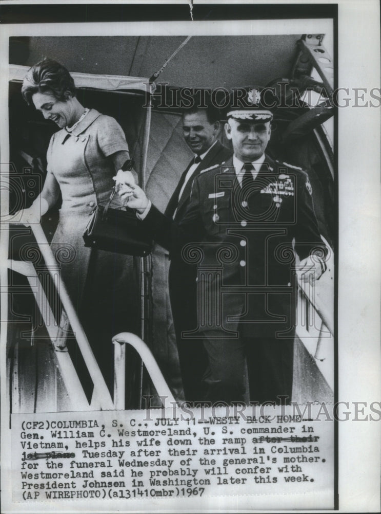 1967 General William C. Westmoreland - Historic Images