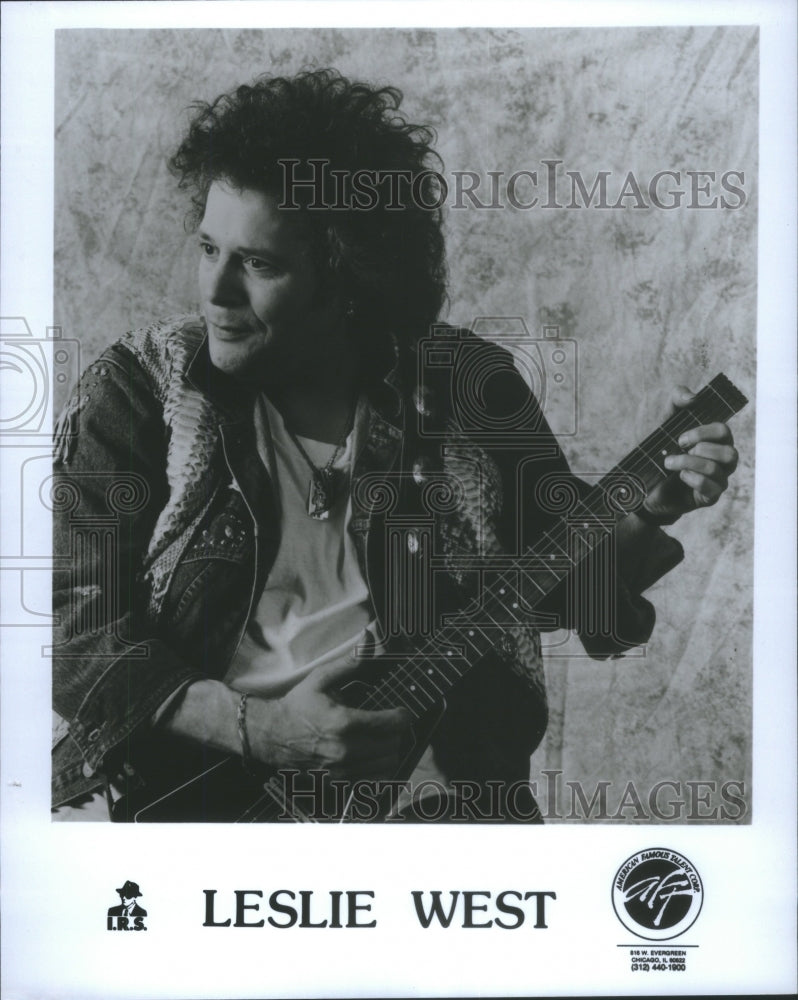 1990, Leslie West (Entertainer) - RRU67465 - Historic Images