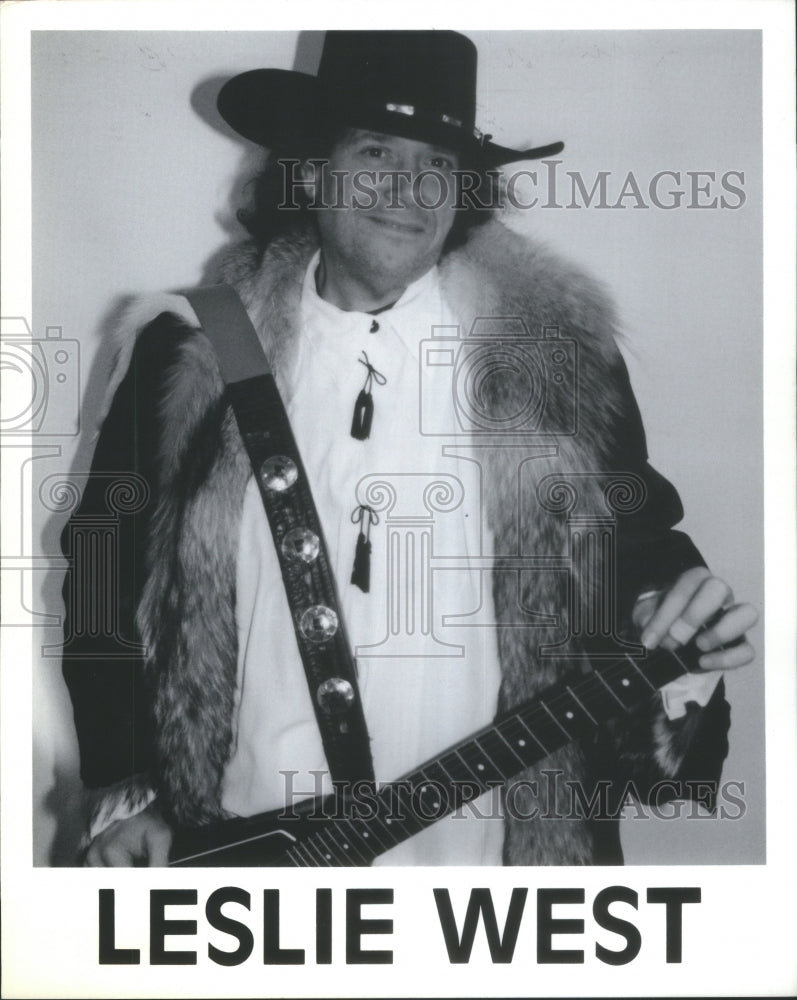 1993 Press Photo Leslie West Rock Guitar American - RRU67499 - Historic Images