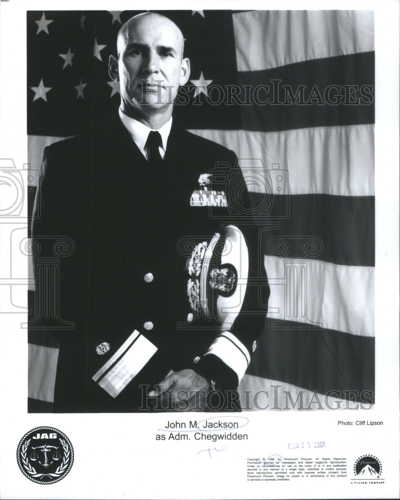 2001 John M. Jackson As Adm. Chegwidden JAG - Historic Images