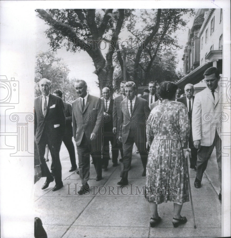 1965 Press Photo Lyndon B. Johnson - RRU67987 - Historic Images